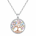 Ciondolo Albero della Vita con Strass Multicolori