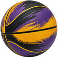 Pallone da basket outdoor colori nero, viola e giallo