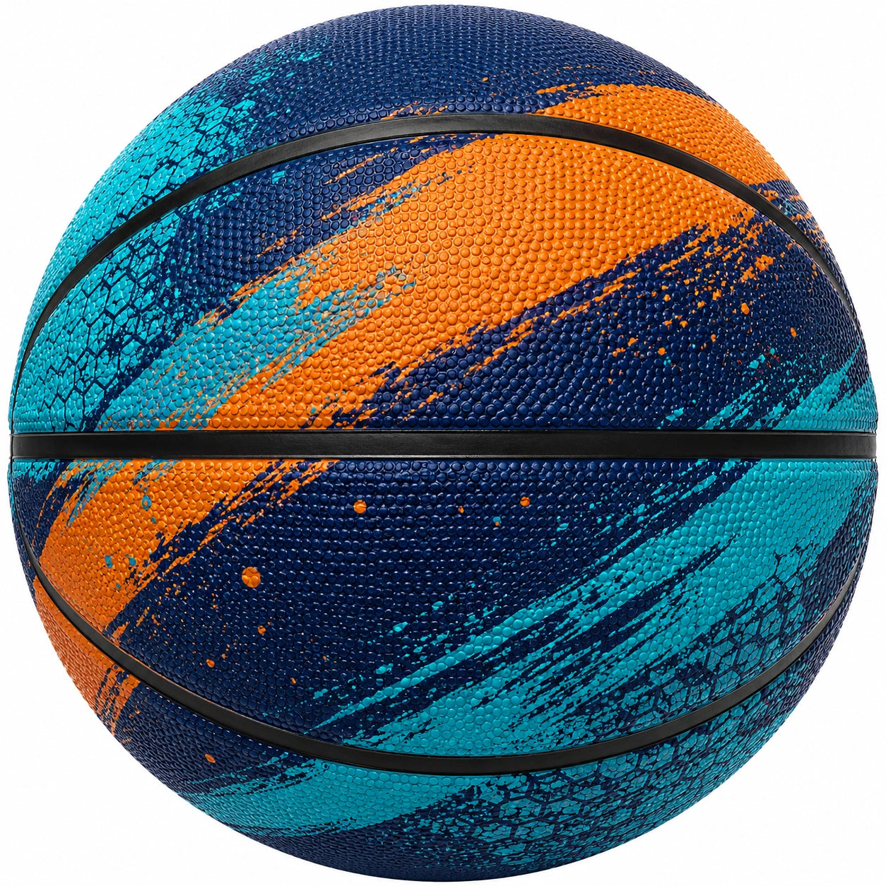 Pallone da Basket Multicolore per Interno ed Esterno Taglia 7