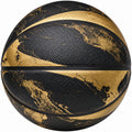 Pallone da Basket Nero Oro con Dettagli in Oro