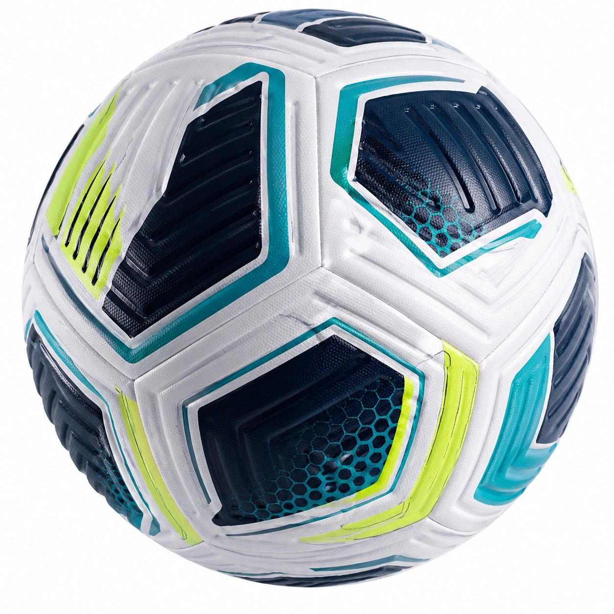 Pallone da calcio Bianco/Nero/Verde 68cm