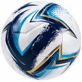 Pallone da Calcio Misura 5 Design Moderno Bianco/Blu/Oro