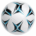 Pallone da calcio bianco nero blu - Cucito a macchina